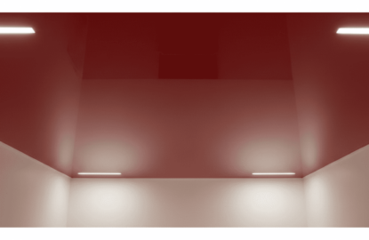 Красные натяжные потолки рисунок 2