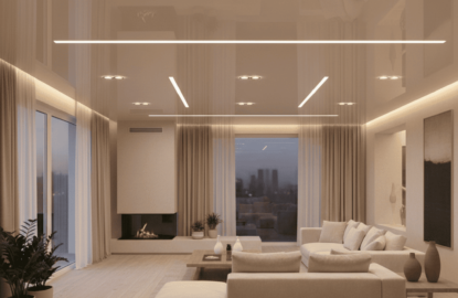 Натяжные потолки шампань рисунок 4