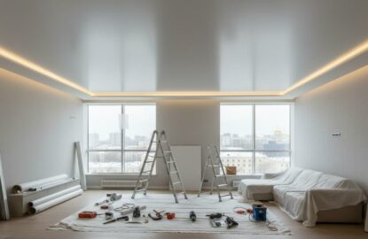 Установка натяжных потолков (Дмитровская) рисунок 1380