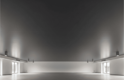 Серые натяжные потолки рисунок 2