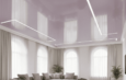 Сиреневые натяжные потолки рисунок 2