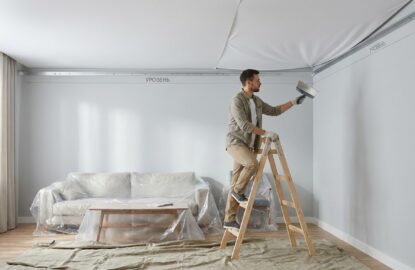 Как установить натяжной потолок своими руками рисунок 4684