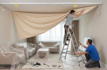 Как снять натяжной потолок своими руками и поставить обратно рисунок 4635