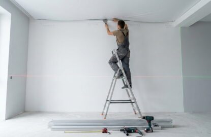 Как установить натяжной потолок без нагрева рисунок 4653